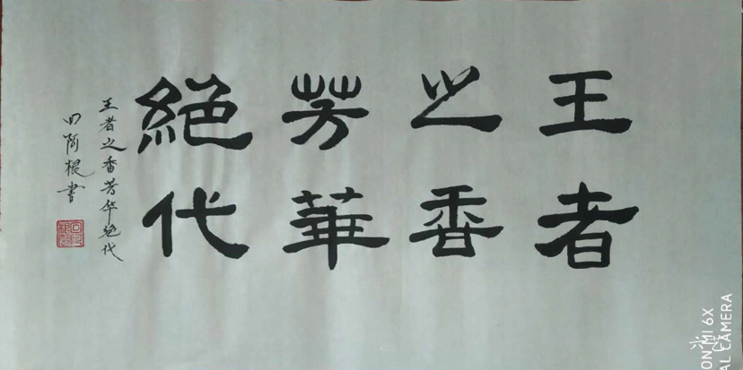 王者之香风华绝代                            书法